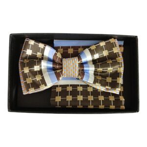ROBERT LEWIS MEN'S BOWTIE AND POCKET SQUARE SET. 2018